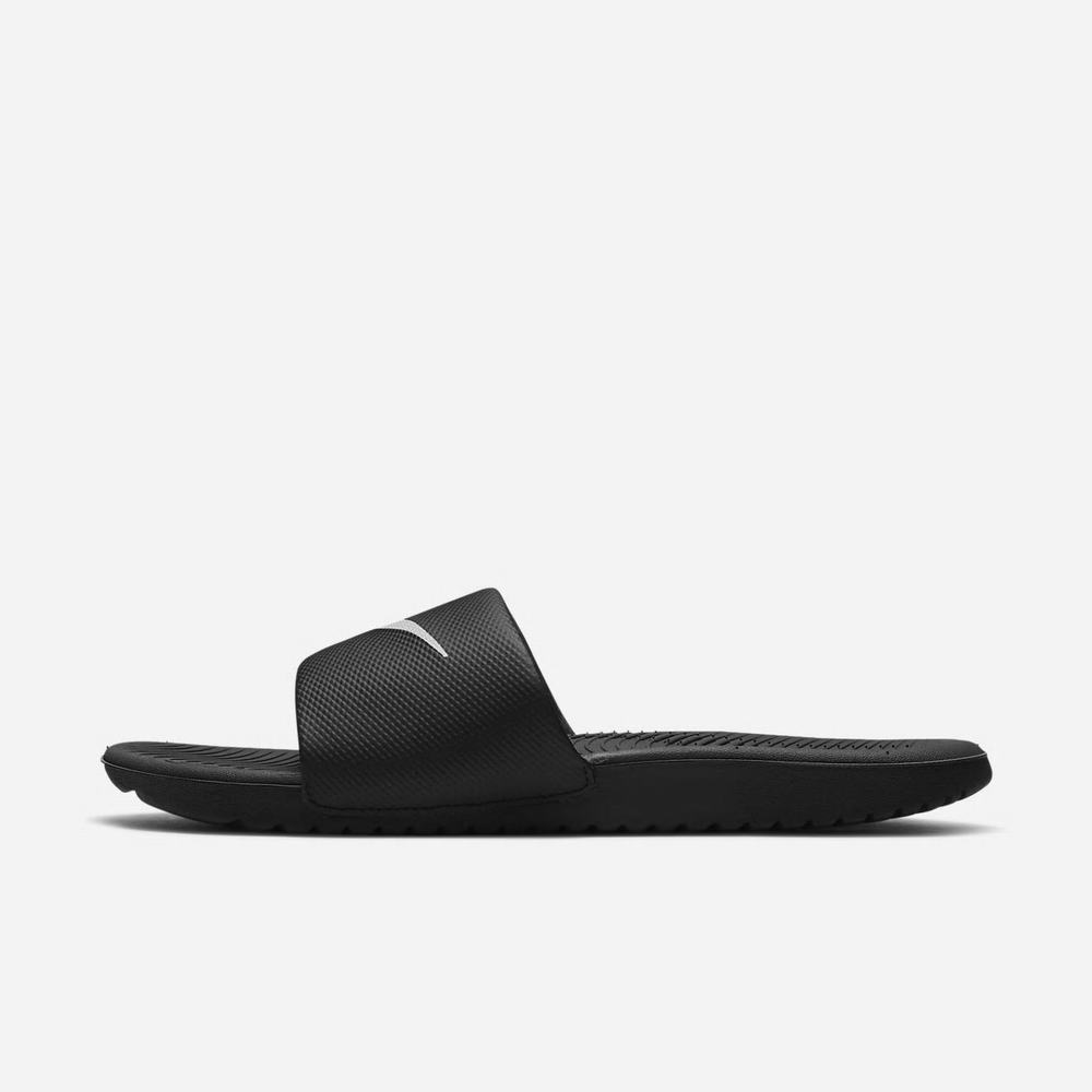 Claquette Nike Kawa Noir 4208-961 Black/White Homme | NYD-78098427